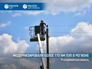 «Владимирэнерго» модернизировало более 170 км линий электропередачи в регионе